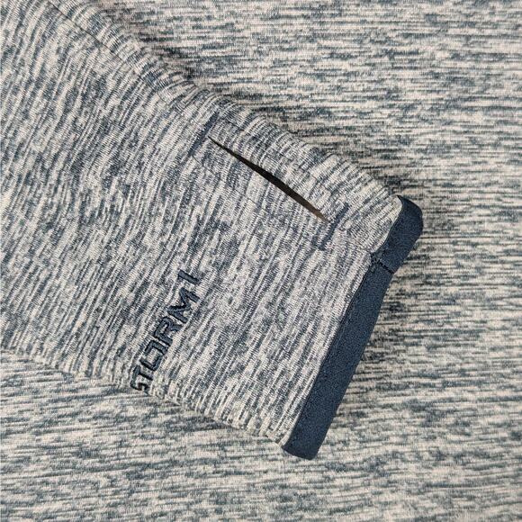 Under Armour Fleece Storm Hoodie Womens Small ColdGear Sweatshirt Heather Green - Picture 6 of 10